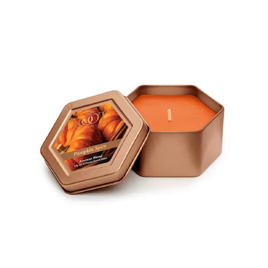 Root Candles Pumpkin Spice Beeswax Tin Candle